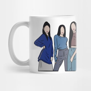 KPOP FAN ART FLAT DESIGN V2 Mug